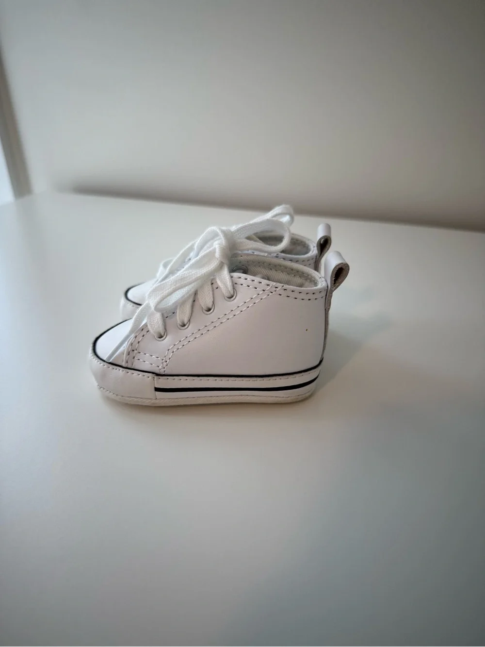 Converse All Star White Crib Shoes